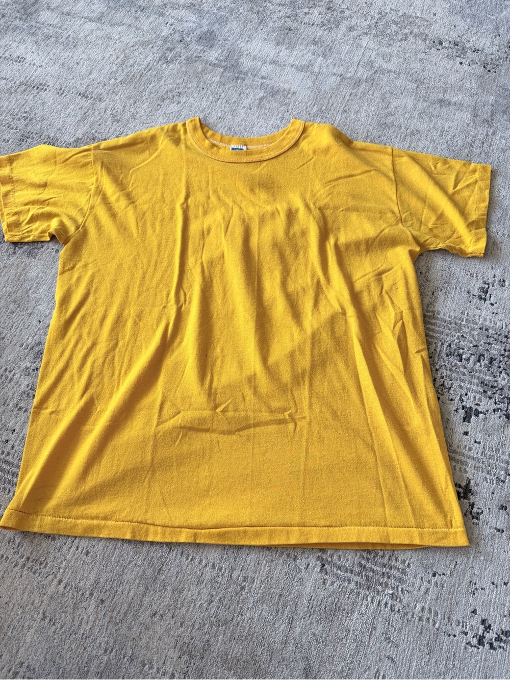 Russell Athletic Bright Yellow Short Sleeve Crew Tee
